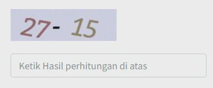 Masukkan Kode Verifikasi Captcha