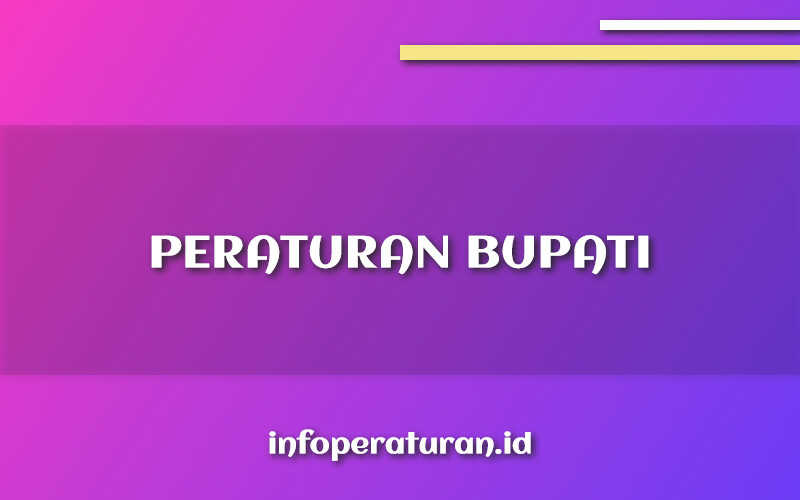 Peraturan Bupati Sleman Nomor Tahun