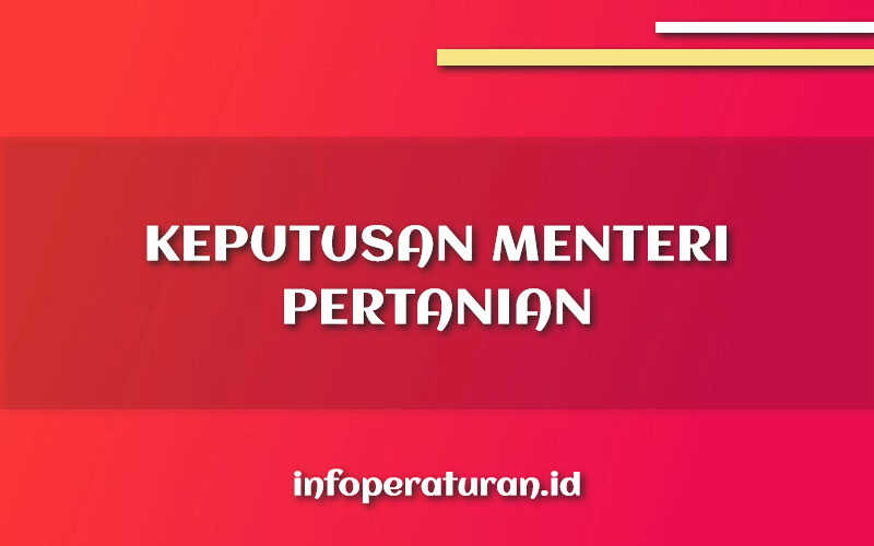 Keputusan Menteri Pertanian Nomor 327.1/Kpts/KP.330/2/2014